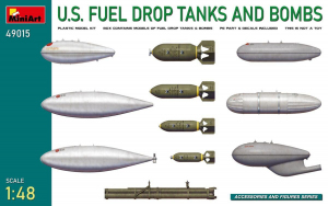 MiniArt 49015 US Fuel Drop Tanks and Bombs 1/48