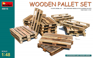 MiniArt 49016 Wooden Pallet Set 1/48