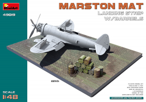 MiniArt 49019 Marston Mat Landing Stirp w/Barrels 1/48 