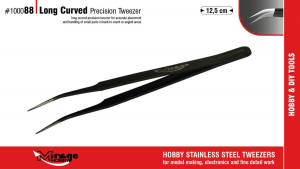 Mirage Hobby 100088 Długa pęseta zakrzywiona 12,5 cm