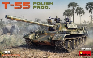 Model polskiego czołgu T-55 MiniArt 37068