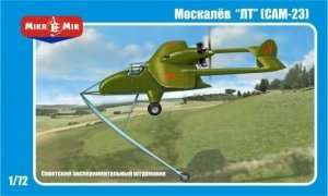 Model samolotu eksperymentalnego Moskalyev SAM-23 Mikromir 72-002