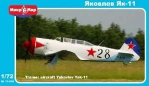 Model szkoleniowego samolotu Yakovlev Yak-11 Mikromir 72-005