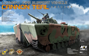 Model AFV Club 35141 LVTH6A1 Fire Support Vehicle Cannon Teal 1/35