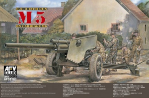 Model AFV Club 35181 U.S. Army 3 inch Gun M5 on Carriage M6 1:35