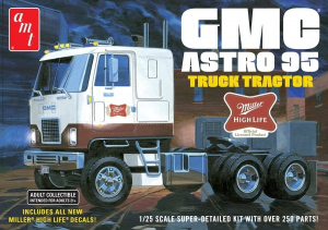 Model AMT 1230 GMC Astro 95 Semi Tractor Miller Beer