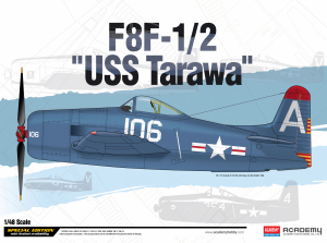 Model Academy 12313 F8F-1/2 USS Tarawa 1:48