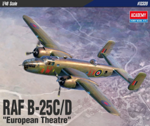 Model Academy 12339 RAF B-25C/D European Theatre - 1:48