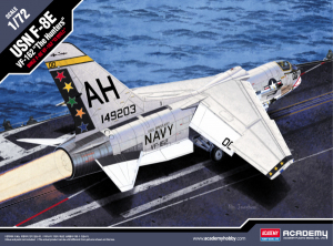Model Academy 12521 F-8E VF-162 The Hunter