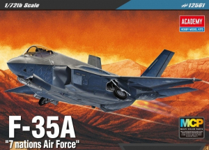 Model Academy 12561 F-35A 7 Nations Air Force 1:72