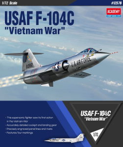 Model Academy 12576 USAF F-104C Vietnam War - 1:72