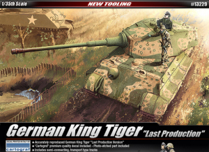 Model Academy 13229 German King Tiger Last Production 1:35