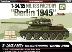 Model Academy 13295 tank T-34/85 No.183 Factory Berlin 1945