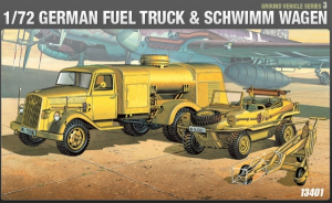 Model Academy 13401 German Fuel Truck + Schwimmwagen 1:72 