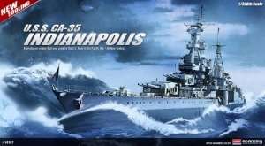 Model Academy 14107 krążownik USS Indianapolis 