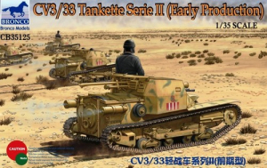 Model Bronco CB35125 CV3/33 Tankette Serie I Early Production 