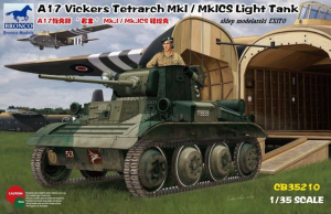 Model Bronco CB35210 A17 Vickers Tetrarch MkI/MkICS Light Tank 1:35