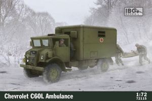 Model Chevrolet C60L Ambulance 1-72 IBG 72115