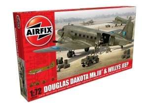 Model Douglas Dakota MkIII with Willys Jeep Airfix 09008