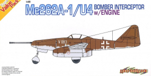 Model Dragon 5567 1/48 Me262A-1/U4 Bomber Interceptor w/Engine