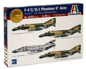 Model F-4 C/D/J Phantom II Aces USAF Italeri 1373