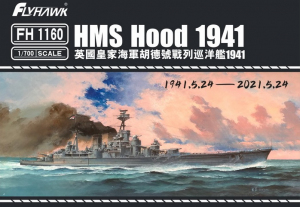 Model FlyHawk FH1160 HMS Hood brytyjski krążownik w skali 1:700 