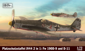 Model IBG 72548 Platzschutzstaffel JV44 2 in 1: Fw 190D-9 and D-11 
