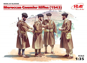 Model ICM 35565 Moroccan Goumier Rifles 4 figures (1943)  