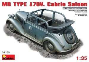Model Mercedes Benz typ 170V. Cabrio Saloon MiniArt 35103