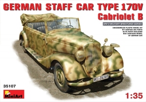 Model MiniArt 35107 German Staff Car Typ 170V Cabriolet 
