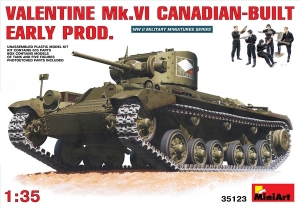 Model MiniArt 35123 Valentine Mk.6 Canadian-early prod