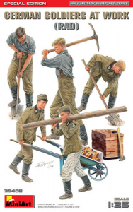 Model MiniArt 35408 German Soldiers at Work (RAD) Special Edition