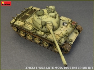 Model MiniArt 37022 czołg T-55A wersja z 1965 z wnętrzem