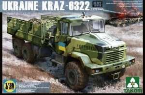Model Takom 2022 Ukraine Kraz - 6322