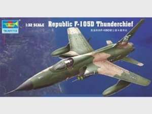 Model Trumpeter 02201 samolot F-105D Thunderchief