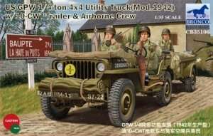 Model US Jeep 1/4ton 4x4 Utility Truck with 10-cwt Bronco 35106