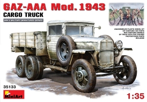 Model ciężarówki Gaz-AAA mod.1943 Miniart 35133