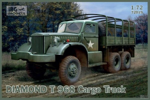 Model ciężarówki wojskowej Diamond T 968 IBG 72019