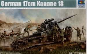 Model ciężkiego działa 170mm Kannone 18 Trumpeter 02313