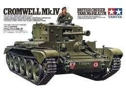 Model czołgu Cruiser Tank Mk.VIII A27M Cromwell Mk.IV Tamiya 35221