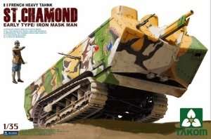 Model czołgu St. Chamond Takom 2002