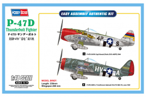 Model fighter P-47D Thunderbolt Hobby Boss 85804 scale 1:48