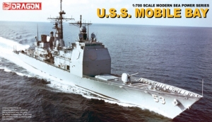 Model krążownika rakietowego U.S.S. Mobile Bay Dragon 7035