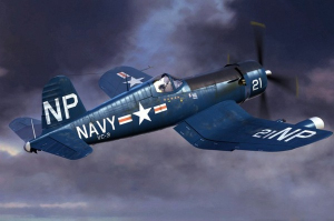 Model mysliwca F4U-5N Corsair wczesny Hobby Boss 80390
