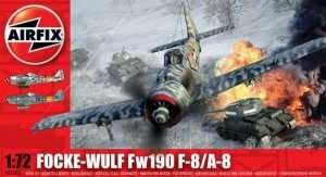 Model myśliwca Focke-Wulf Fw190 F-8/A8 Airfix 02066