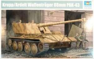 Model niemieckiego niszczyciela czołgów Waffentrager 88mm PAK-43