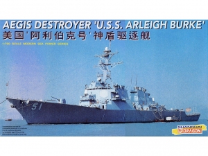 Model niszczyciela rakietowego USS Arleigh Burke Dragon 7029