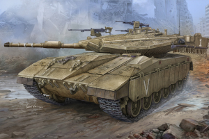 Model tank Merkava Mk. III D IDF Hobby Boss 82476 scale 1:35