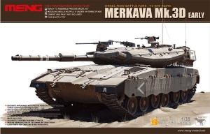 Model wczesnej wersji czołgu Merkava Mk.3D Meng TS-001