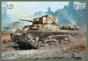Model węgierskiego czołgu średniego 40M Turan I IBG 72047